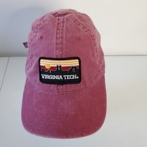 Uscape Apparel Virginia Tech Adjustable Hat Retro Vintage Wash Embroidered Patch